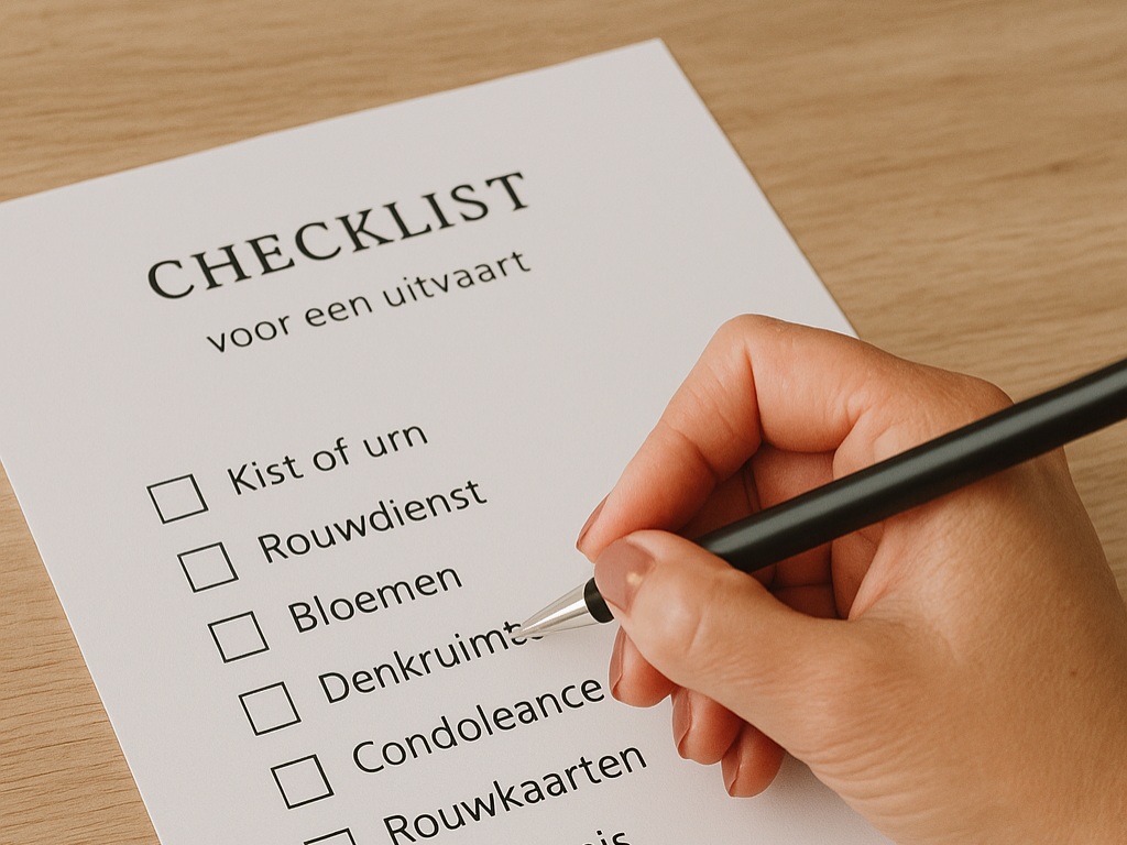 Checklist uitvaart