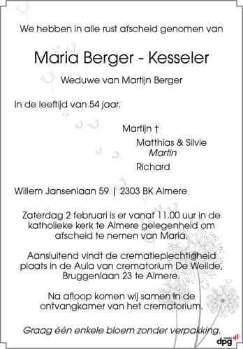 Rouwadvertentie