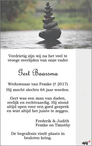 Rouwadvertentie