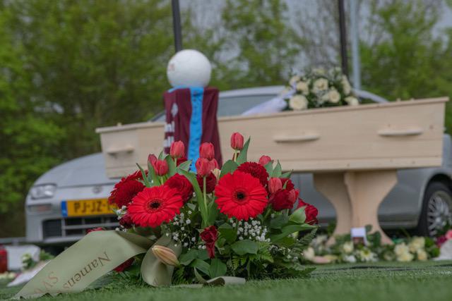 Afscheid op het voetbalveld
