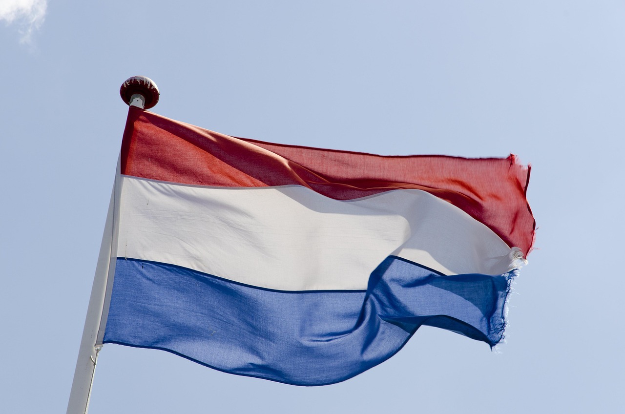 De vlag uit