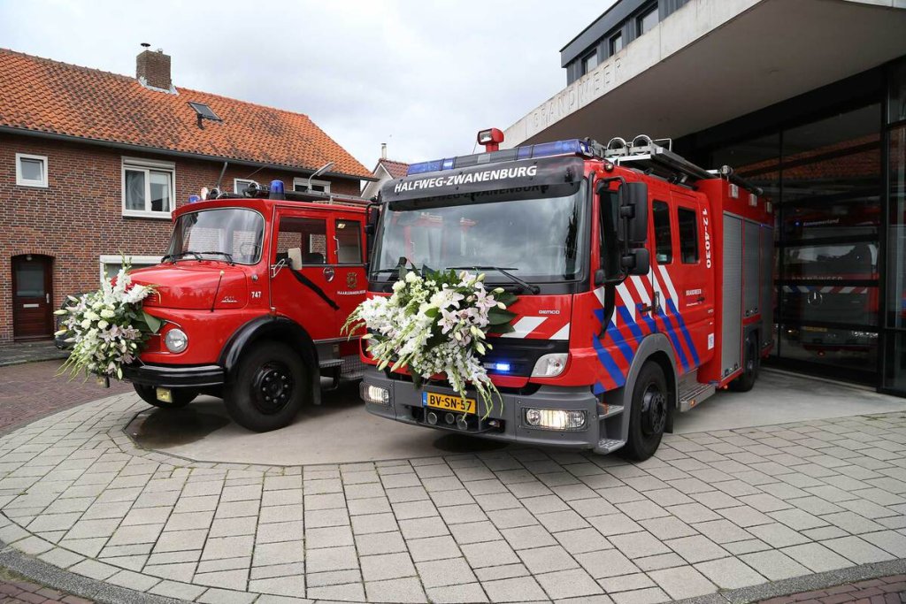 Afscheid van een brandweerman