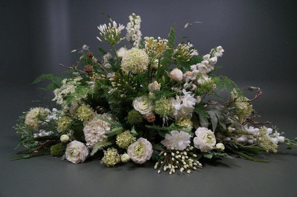 Hergebruik van bloemen bij uitvaarten